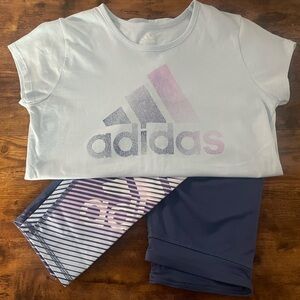 Girls Large (10-12) adidas set